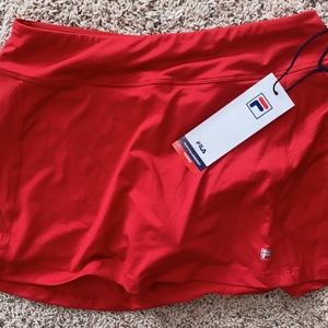 NWT//Red Athletic Skirt